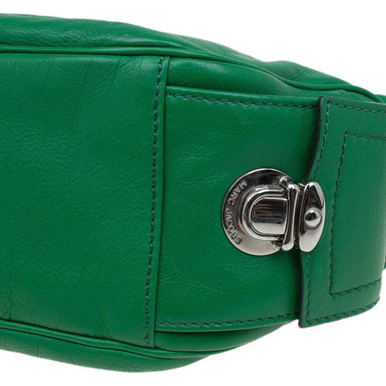 Pre Owned Marc Jacobs Green Leather Small Katie Shoulder Bag