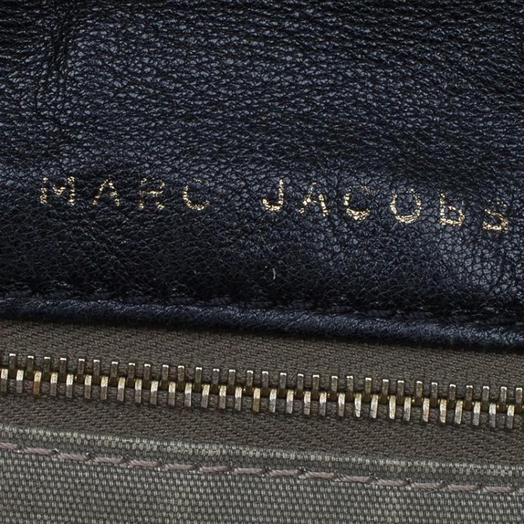 Pre Owned Marc Jacobs Black Leather Kate Lock Hobo