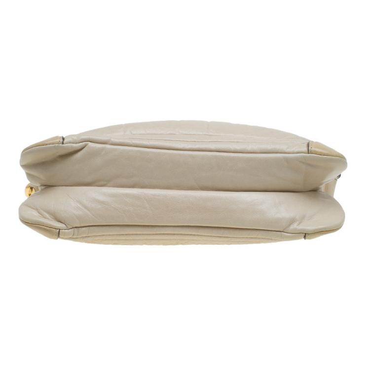 Pre Owned Marc Jacobs Beige Leather Mariah Shoulder Bag