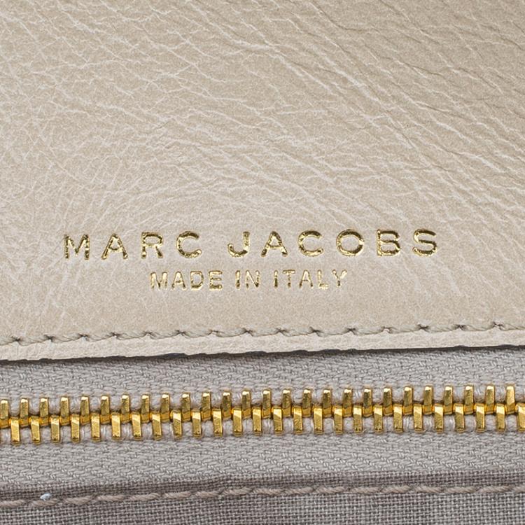 Pre Owned Marc Jacobs Beige Leather Mariah Shoulder Bag