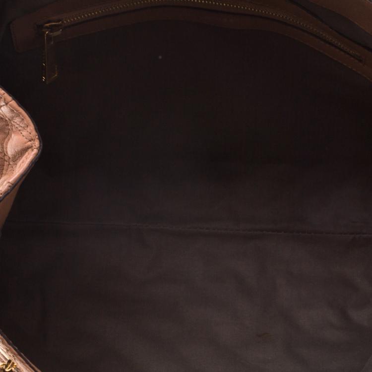 Pre Owned Marc Jacobs Beige Quilted Leather Juliette Chain Handle Tote
