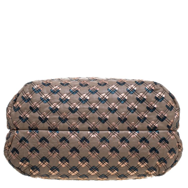 Pre Owned Marc Jacobs Beige Leather Robert Leslie Tote