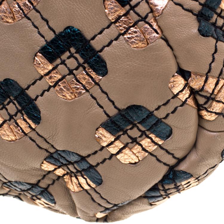 Pre Owned Marc Jacobs Beige Leather Robert Leslie Tote