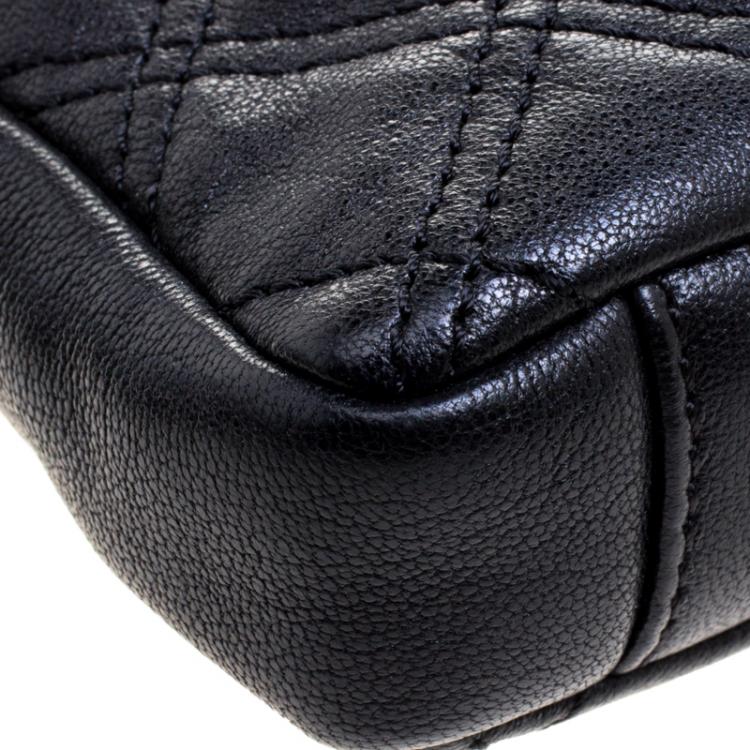 Pre Owned Marc Jacobs Black Quilted Leather Clutch