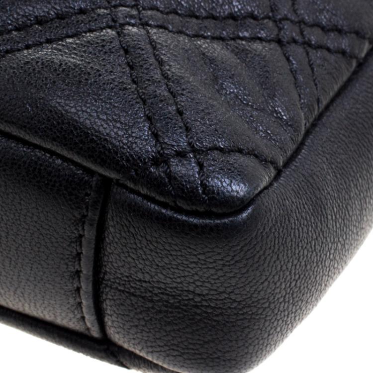 Pre Owned Marc Jacobs Black Quilted Leather Clutch