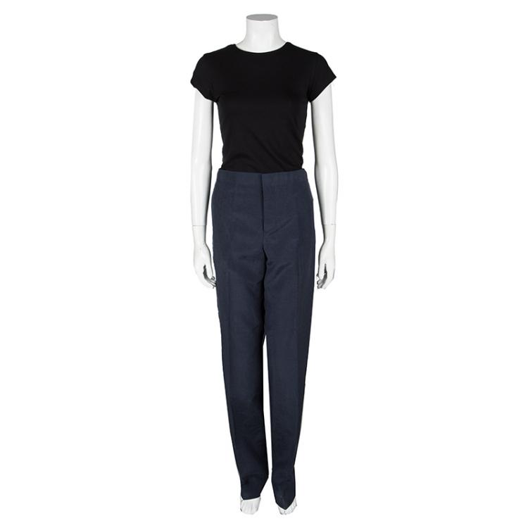 Pre Owned Marni Blue Wide Leg Pants M