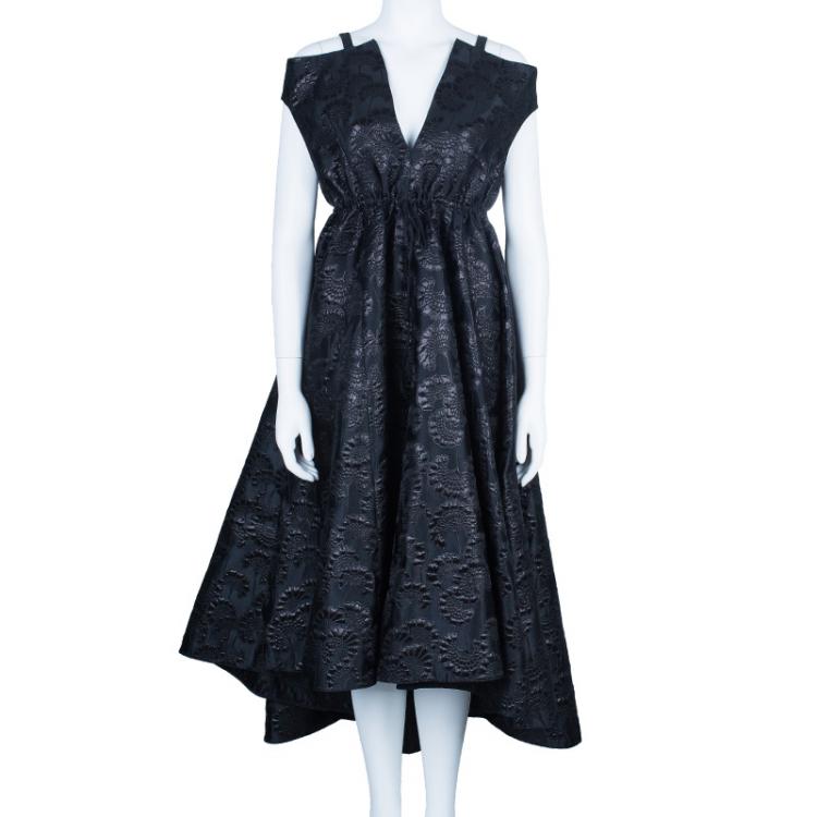 Pre Owned Marni Oriental Brocade Structured Gown S