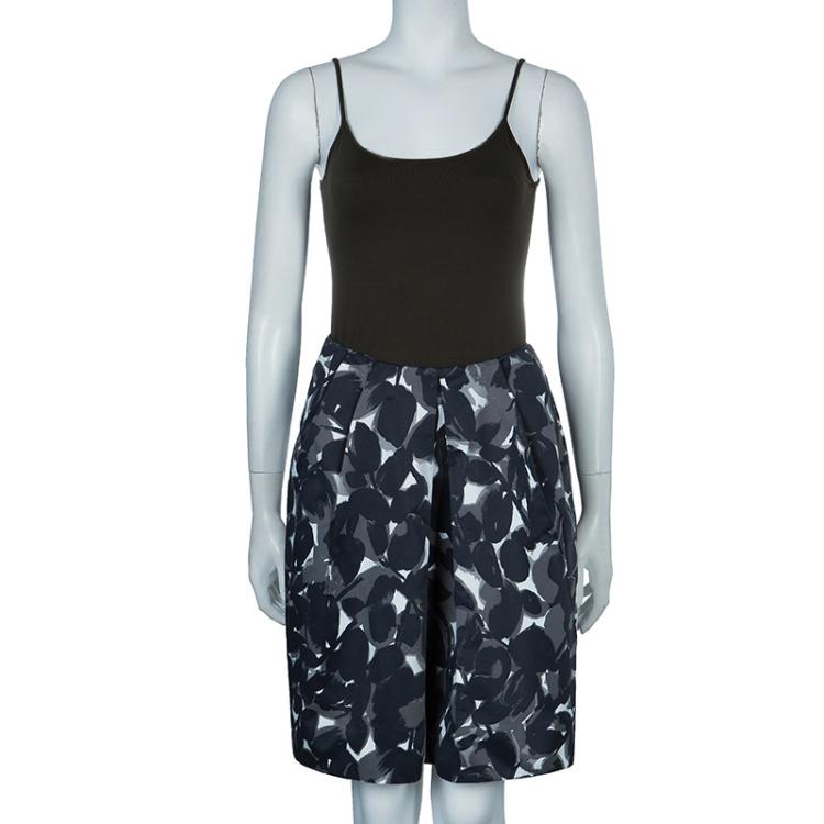 【関税&送料込み】Marni 'Loopback' Skirt Marni Monochrome Floral Print Skirt S Marni | TLC