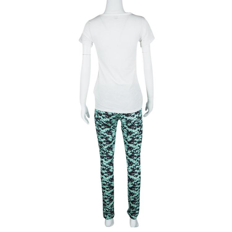 Pre Owned Mary Katrantzou Multicolor Floral Printed Slim Fit Jeans M