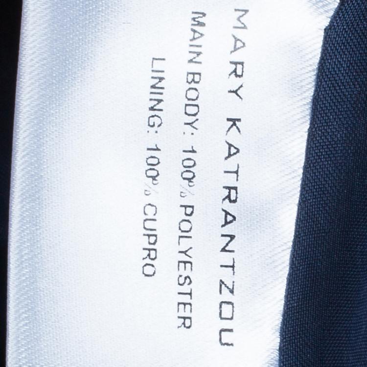 Pre Owned Mary Katrantzou Navy Blue Calculion Skirt S