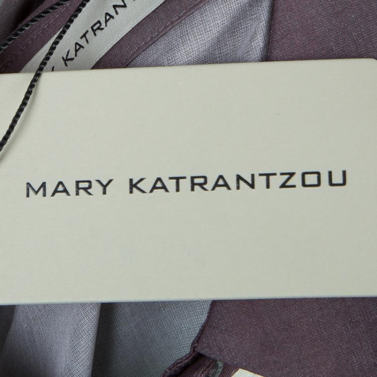 Pre Owned Mary Katrantzou Multicolor Flamingo Print Oversized Cotton Shirt M