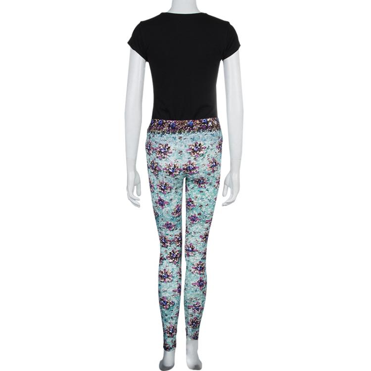Pre Owned Mary Katrantzou Multicolor Digital Print Leggings S