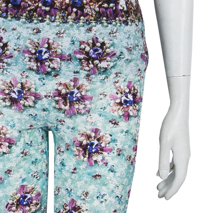Pre Owned Mary Katrantzou Multicolor Digital Print Leggings S