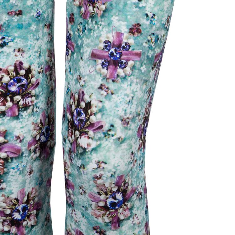 Pre Owned Mary Katrantzou Multicolor Digital Print Leggings S