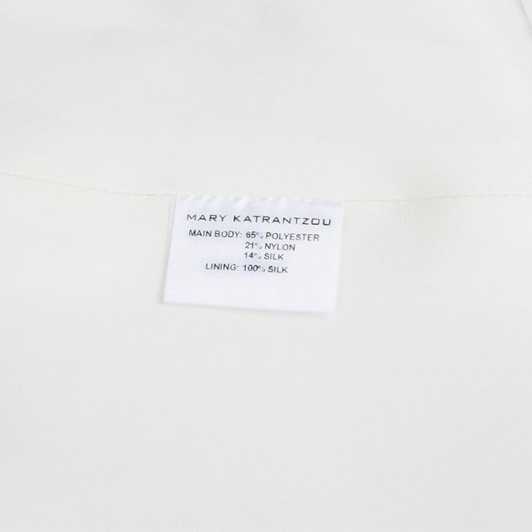 Pre Owned Mary Katrantzou White Textured Vest S