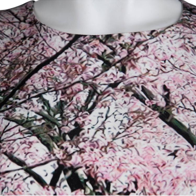Pre Owned Mary Katrantzou Multicolor Printed Silk Cap Sleeve Dress M