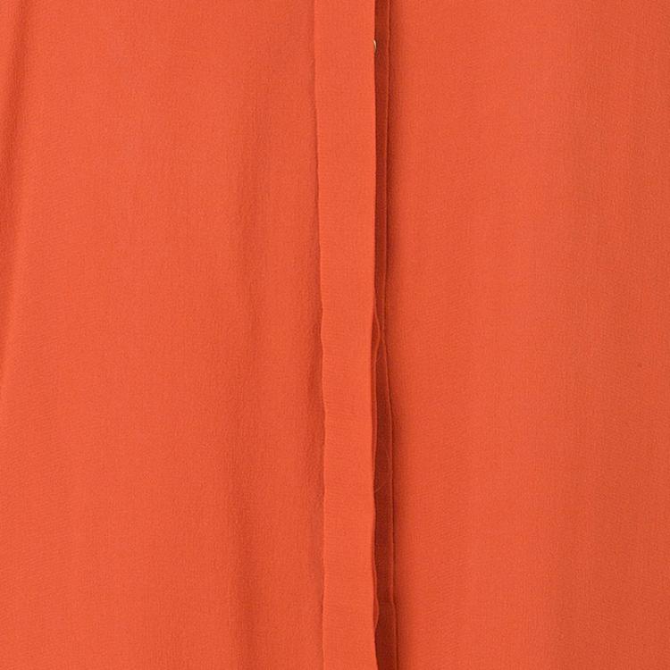 Pre Owned Matthew Williamson Crimson Long Sleeve Blouse M