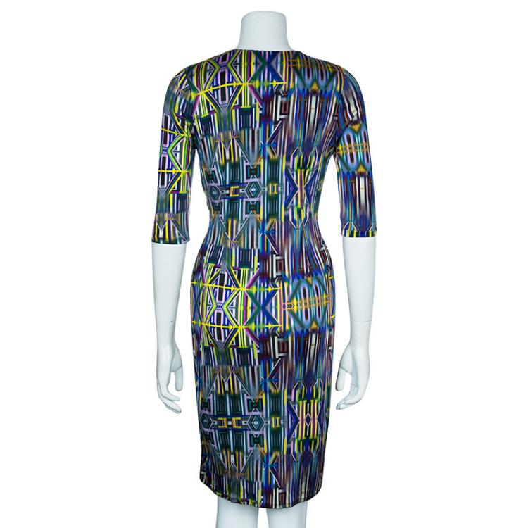 Pre Owned Matthew Williamson Printed Dress M