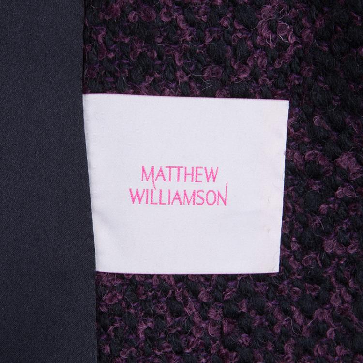 Pre Owned Matthew Williamson Embellished Cape M