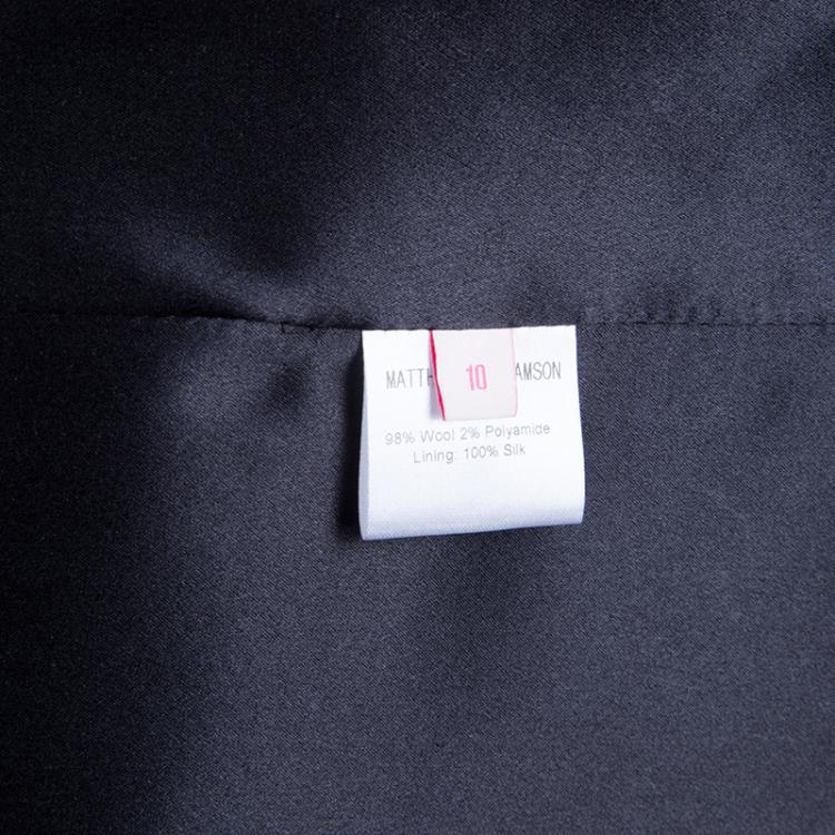 Pre Owned Matthew Williamson Embellished Cape M