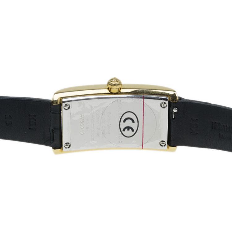Pre Owned Maurice Lacroix Cream Gold-Plated Fiaba Women's Wristwatch 20MM