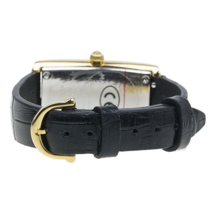 Pre Owned Maurice Lacroix Cream Gold-Plated Fiaba Women's Wristwatch 20MM