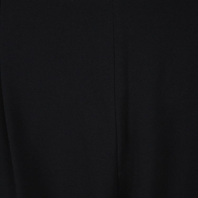 Pre Owned Max Mara Black High Waist Tailored Trousers M