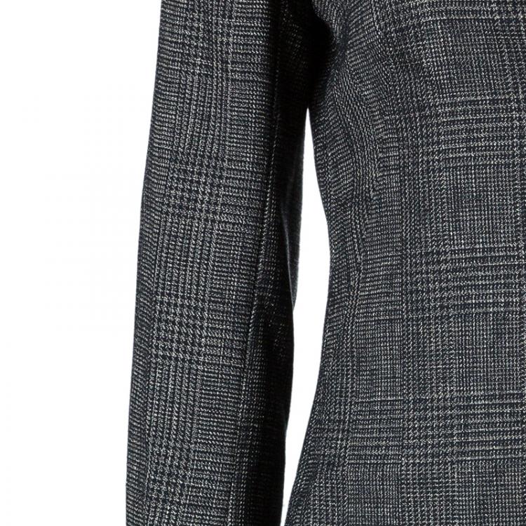 Pre Owned Max Mara Black Tweed Pant Suit S