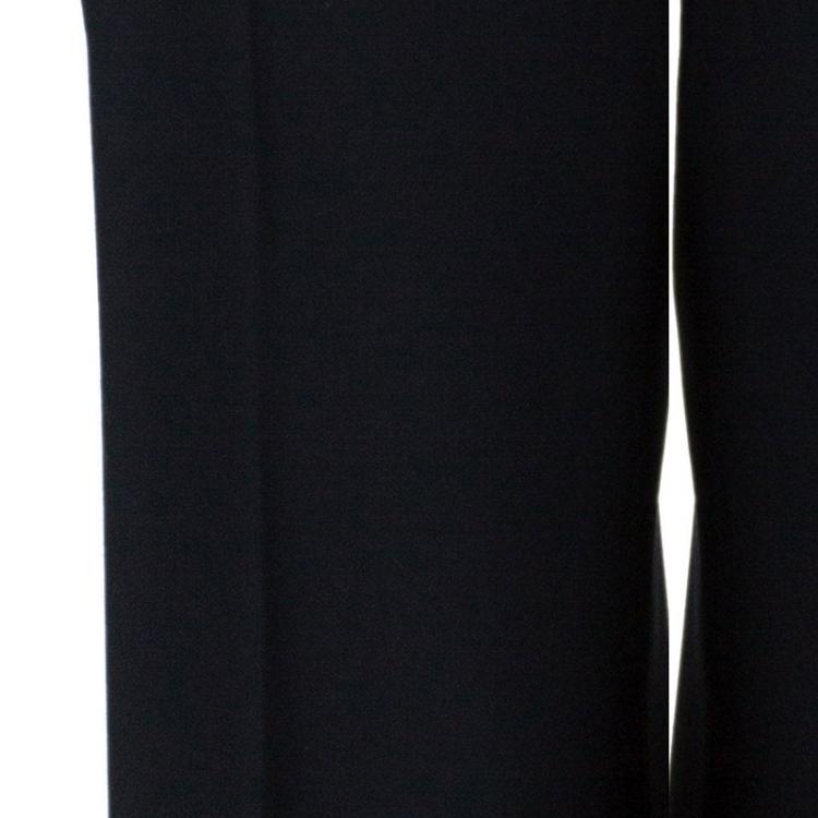 Pre Owned Max Mara Black Straight Fit Trousers S