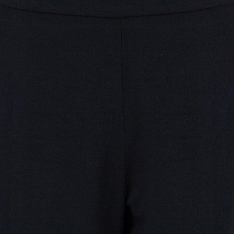 Pre Owned Max Mara Black Straight Fit Trousers S