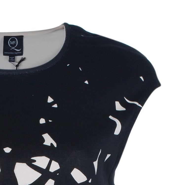 Pre Owned McQ by Alexander McQueen Swallow Print Dress L