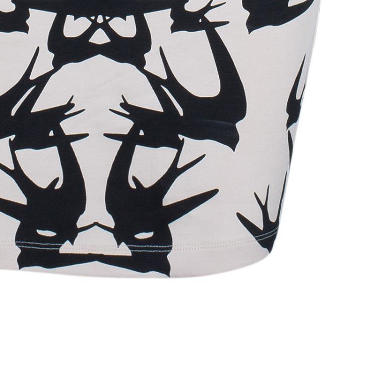 Pre Owned McQ by Alexander McQueen Swallow Print Dress L