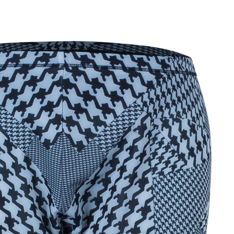 Pre Owned McQ By Alexander McQueen Monochrome Houndstooth Leggings L