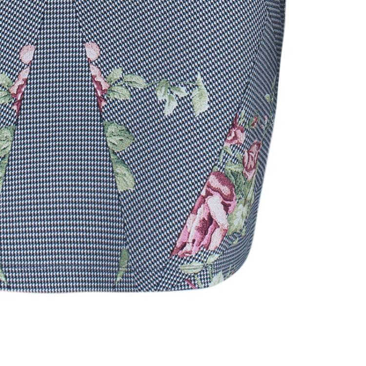 Pre Owned McQ By Alexander McQueen Kaleidoscope Antique Rose Print Dress XL