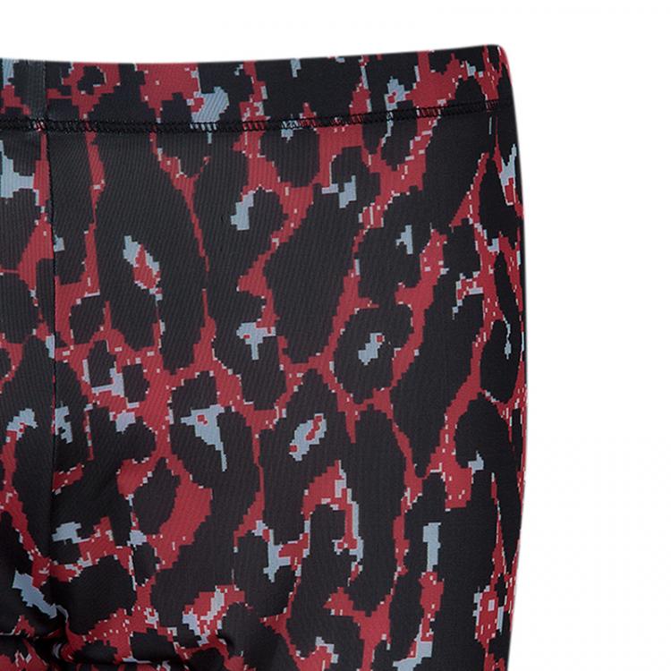 Pre Owned McQ by Alexander McQueen Red Leopard Legging M