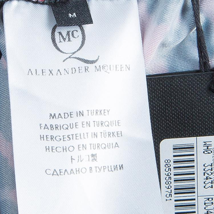 Pre Owned McQ by Alexander McQueen Red Leopard Legging M