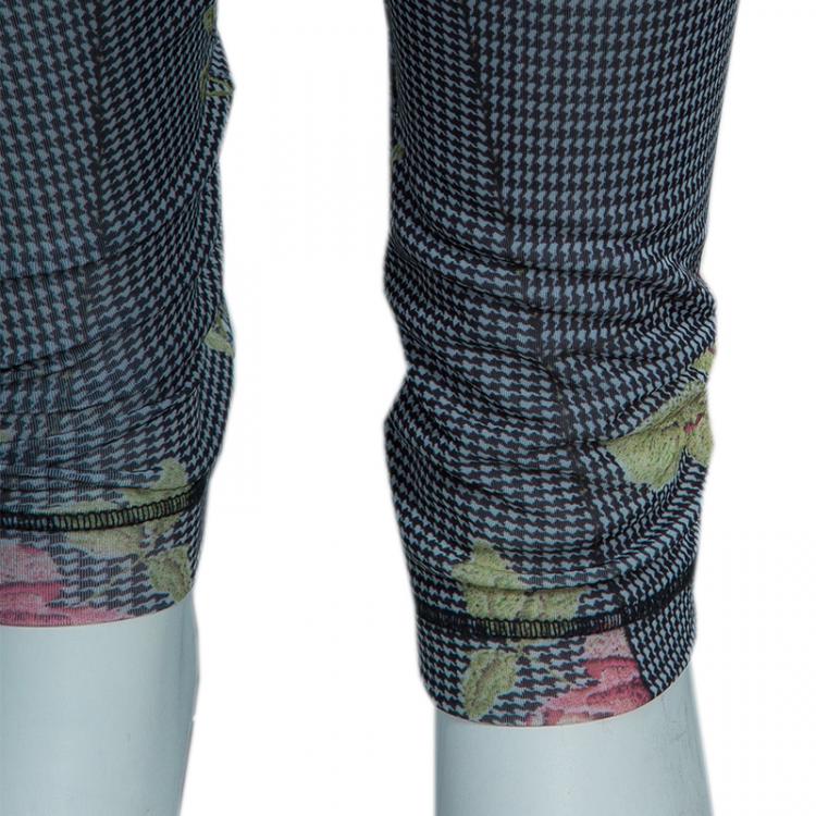 Pre Owned McQ by Alexander McQueen Rose Kaleidoscope Legging XS