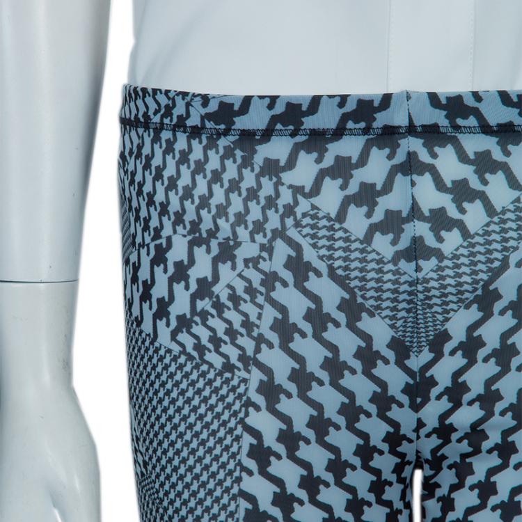 Pre Owned McQ by Alexander McQueen Houndstooth Printed Legging XS