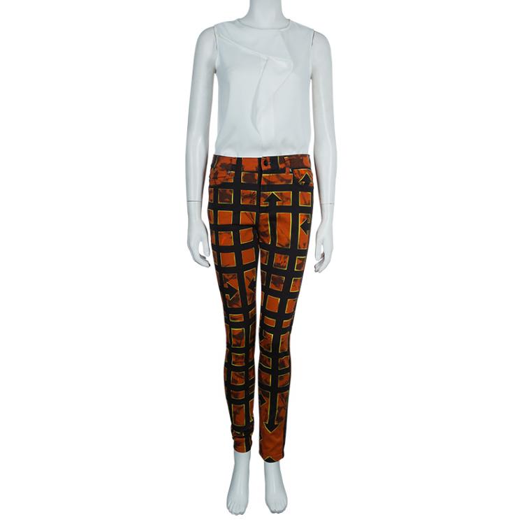 Pre Owned McQ by Alexander McQueen Caged Arrow Jeans M