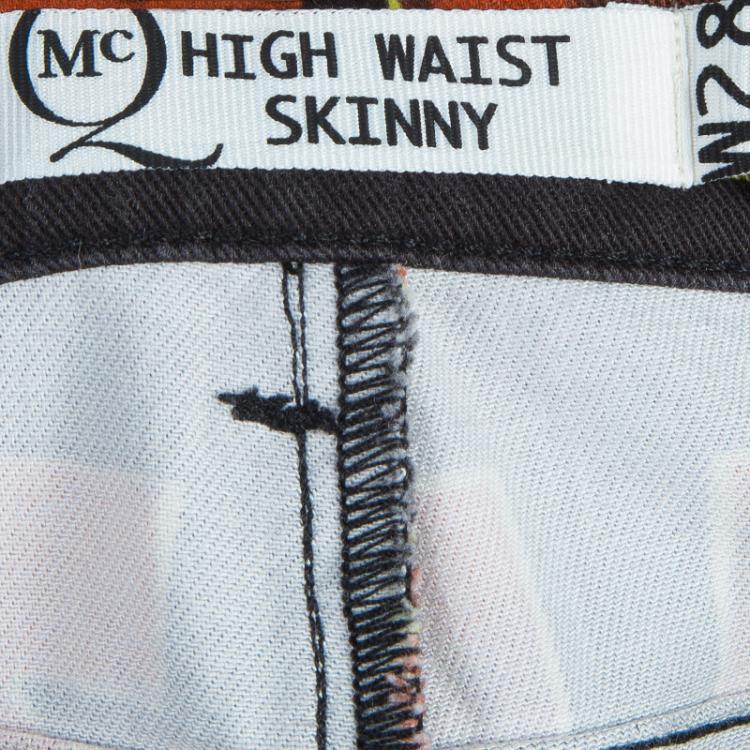 Pre Owned McQ by Alexander McQueen Caged Arrow Jeans M
