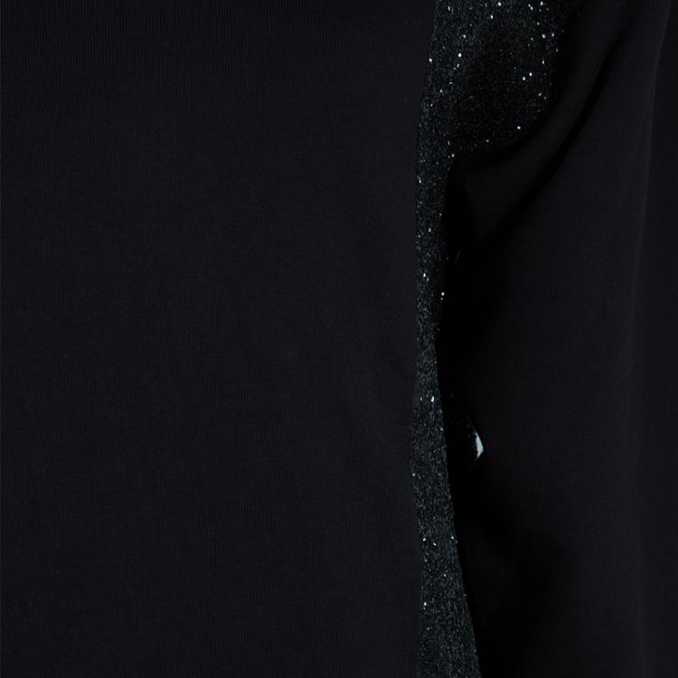 Pre Owned McQ  by Alexander McQueen Black Embellished Sweat Shirt M