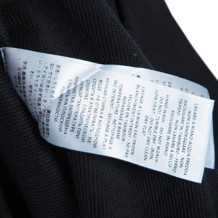 Pre Owned McQ  by Alexander McQueen Black Embellished Sweat Shirt M
