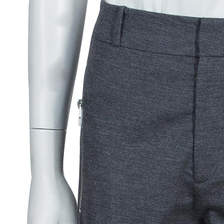 Pre Owned McQ by Alexander McQueen Grey Wool Sweatpants L 