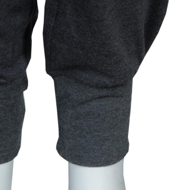 Pre Owned McQ by Alexander McQueen Grey Wool Sweatpants L 