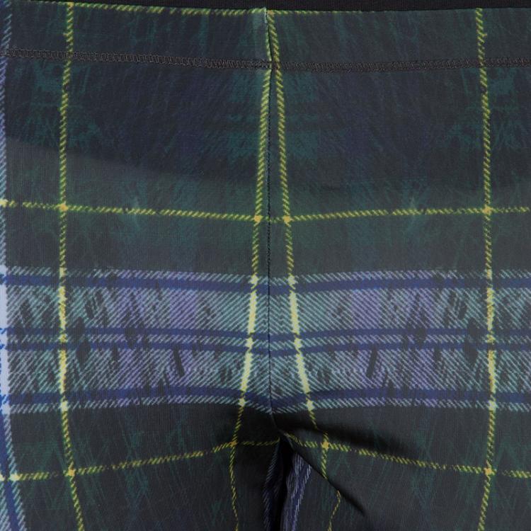 Pre Owned McQ by Alexander McQueen Multicolor Checked Tartan Leggings  S