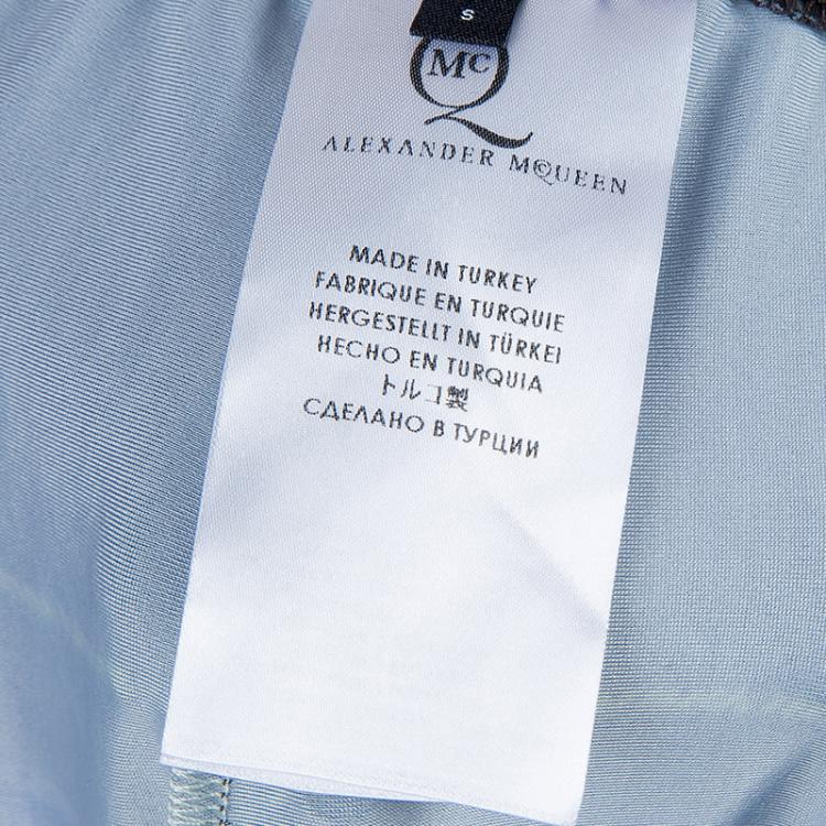 Pre Owned McQ by Alexander McQueen Multicolor Checked Tartan Leggings  S