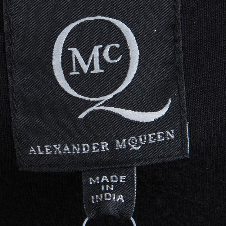 Pre Owned MCQ by Alexander McQueen Scoop Neck Embellished Dress M