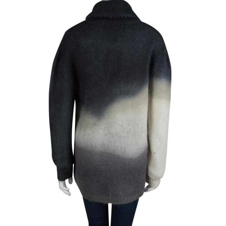 Pre Owned McQ By Alexander McQueen Ombre Effect Turtleneck Sweater L