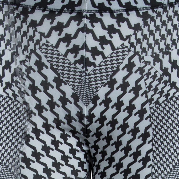 Pre Owned McQ by Alexander McQueen Houndstooth Printed Leggings XS