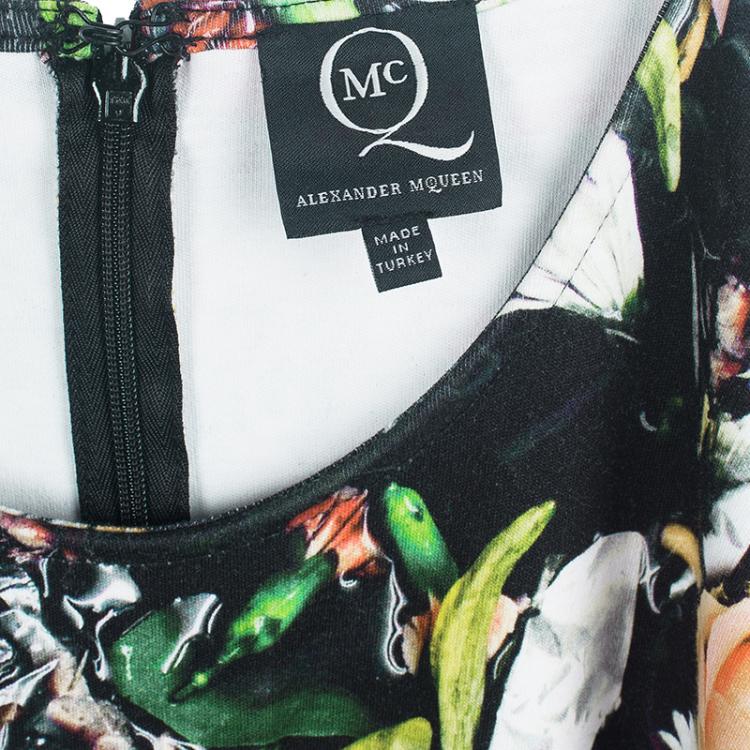 Pre Owned MCQ by Alexander McQueen Multicolor Festival Floral Printed Jersey Dress M